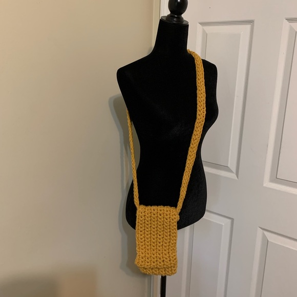 Phone Crossbody Bag Handmade Crochet - Picture 8 of 16